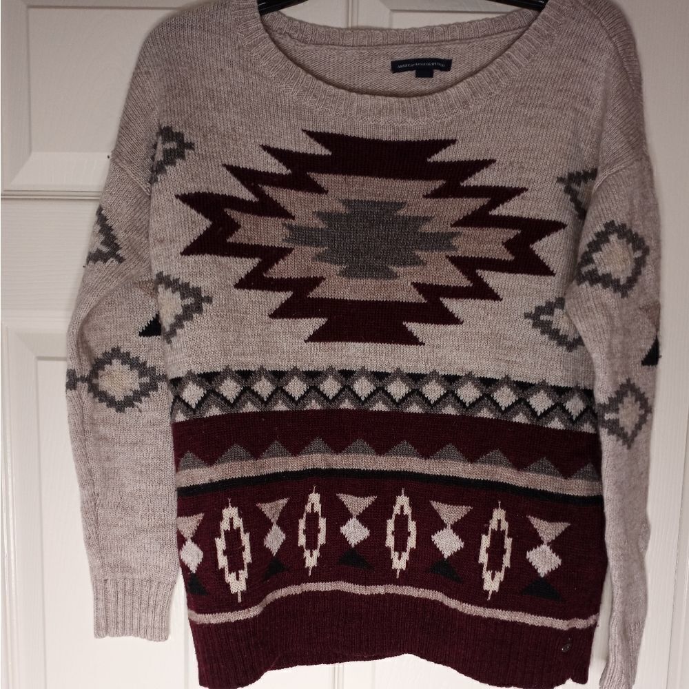 WONDERFUL AMERICAN EAGlE OUTFITTERS WOOL BLEND SWEATER SZ S/P